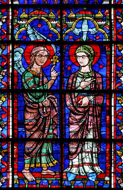 Maagd Maria - Aankondiging door French School