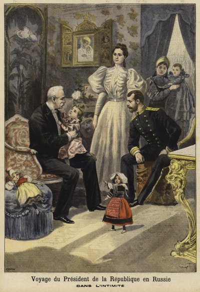 Bezoek van de Franse president Felix Faure aan Rusland, 1897 door French School