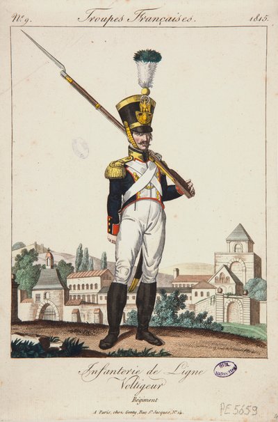 Voltigeur van de linie-infanterie, Franse troepen nr. 9 door French School