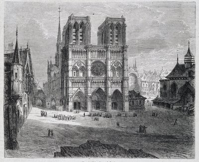 Vue de Notre-Dame de Paris - in 