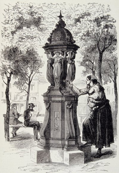 Wallace Fontein door French School