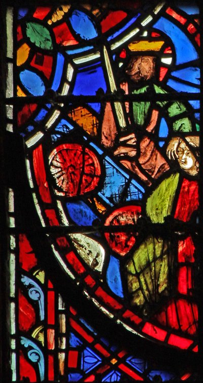 God in een wagen grijpt de dochter van Juda door French School