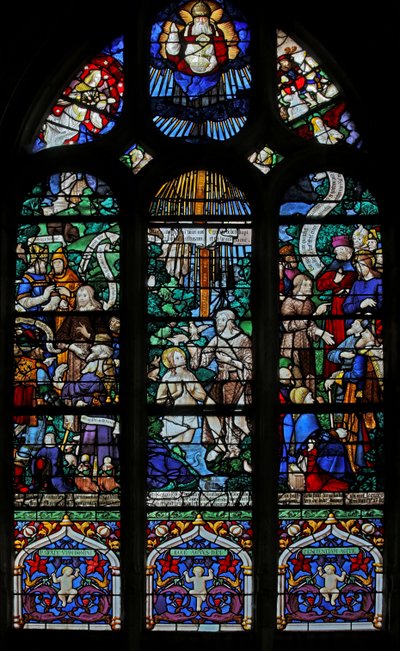 St. Johannes de Doper: Jordaan doop, prediking en ondervraging door French School