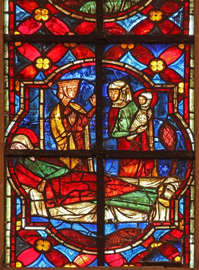 De geboorte van St. Johannes de Doper door French School