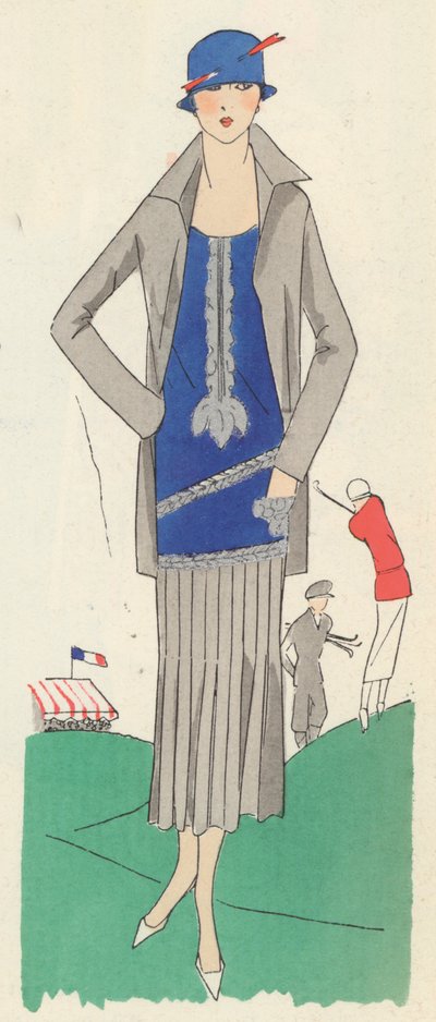 Golfkleding voor dames van Augusta Bernard door French School