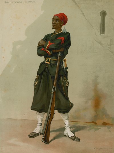 Senegalese Zouaaf, kleine tenue door French School