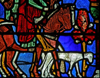 paard en hond door French School