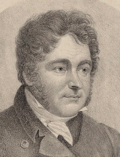 Portret van de componist Johann Bernhard Logier 1777-1846 door Friedrich August Fricke