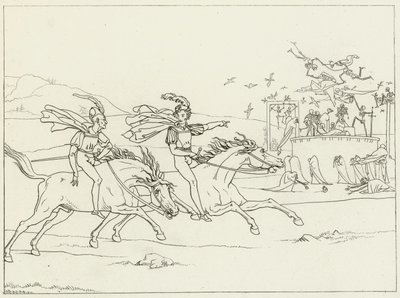 Illustratie voor Goethes Faust door Friedrich August Moritz Retzsch