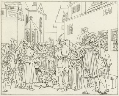 Illustratie voor Goethes Faust door Friedrich August Moritz Retzsch