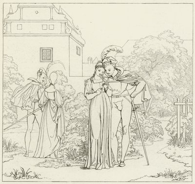 Illustratie voor Goethes Faust door Friedrich August Moritz Retzsch