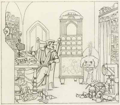 Illustratie voor Goethes Faust door Friedrich August Moritz Retzsch