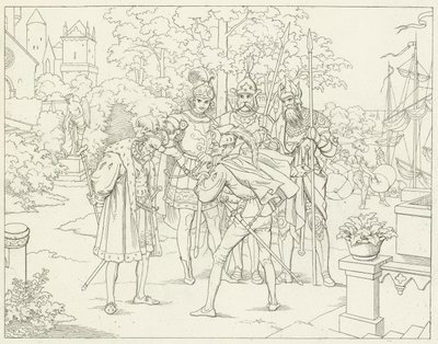 Illustratie voor Goethes Faust door Friedrich August Moritz Retzsch