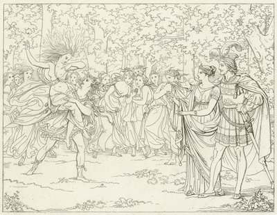 Illustratie voor Goethes Faust door Friedrich August Moritz Retzsch