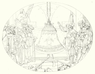 Illustratie voor Schillers Lied von der Glocke door Friedrich August Moritz Retzsch