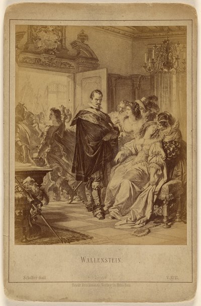 Wallenstein [een schilderij van C. Jaeger, Nurnberg, 1867]. door Friedrich Bruckmann