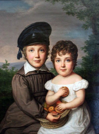 Portret van Arnold Otto en Anna Meta Meyer door Friedrich Carl Groger