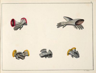 Handschoenen, plaat uit 