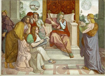 Jozef van Egypte en Potifar, Egyptische ambtenaar door Friedrich Overbeck