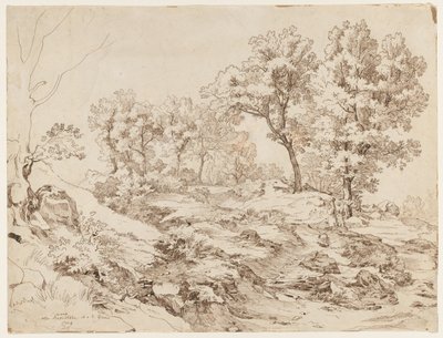 La Serpentara bij Olevano, 1829 door Friedrich Preller