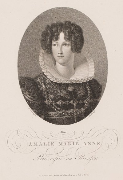Prinses Marianne van Pruisen 1785-1846, na 1812 door Friedrich Wilhelm von Schadow