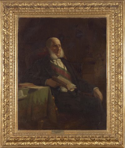 Anton Ritter von Schmerling (1805-1893), voorzitter van de Oostenrijkse Keizerlijke Raad door Friedrich von Amerling