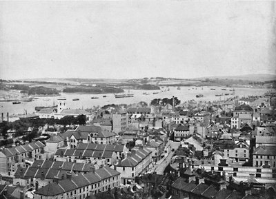 Devonport en de Hamoaze: Vanaf de Kolom, ca. 1896 door Frith and Co