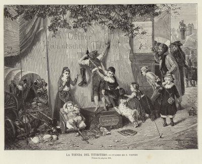 De tent van de poppenspeler door Fritz Beinke