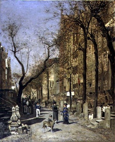 Heilige Geeststraat, Danzig door Fritz Stoltenberg