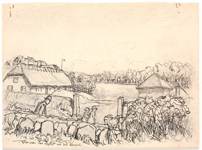 Het was zo mooi buiten op het platteland... door Fritz Syberg