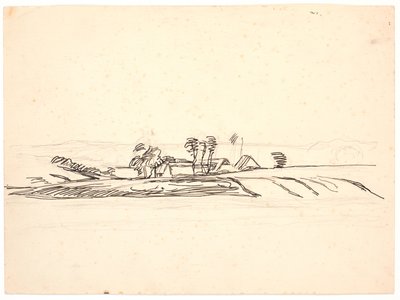 Landschap met een Boerderij door Fritz Syberg