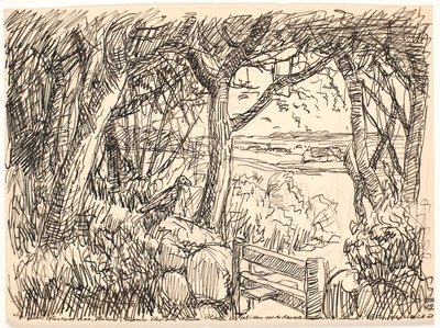 Nu viel de herfst in... door Fritz Syberg