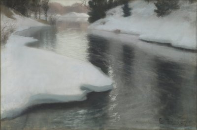 Lente Dooi door Frits Thaulow