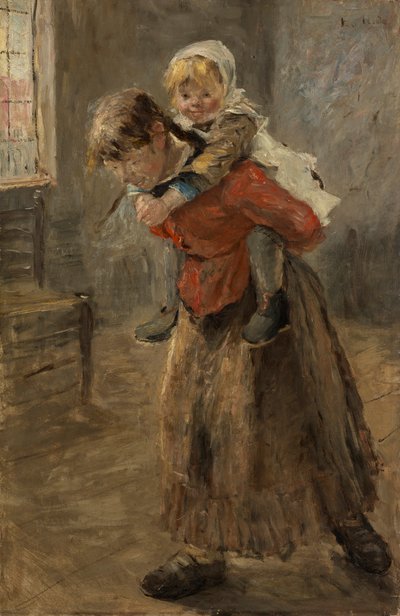 De grote zus door Fritz von Uhde