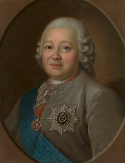 Portret van generaal graaf Nikita Ivanovich Panin 1718-1783 door Fyodor Stepanovich Rokotov