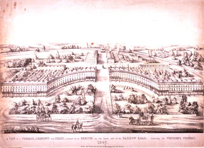Harrow Road, Paddington, 1847 door G.L. Lee
