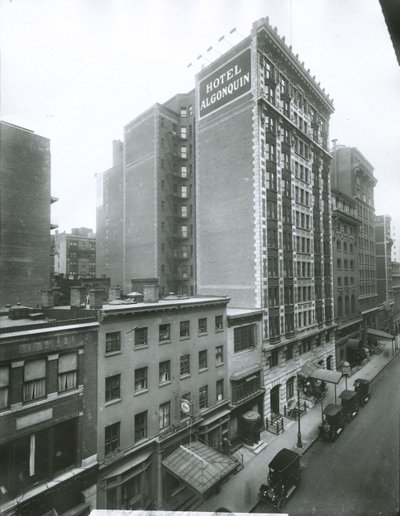 Hotel Algonquin, West 44th Street, New York City door G.P. Hall und Sohn