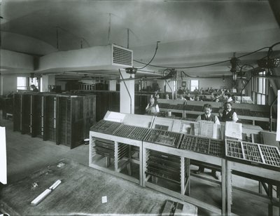 New York Evening Post Zetkamer door G.P. Hall und Sohn