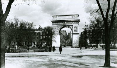 Washington Arch, Washington Square Park, New York City door G.P. Hall und Sohn