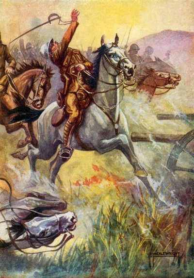 Illustratie voor Black Beauty door G.P. Micklewright