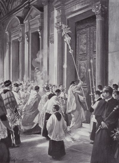 Een vastenavondgebruik, Rome door G.S. Amato
