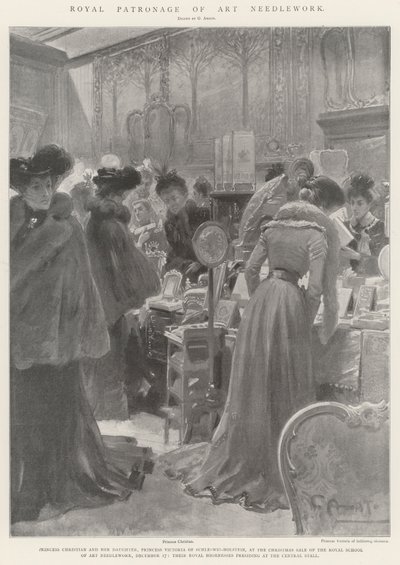 Koninklijke Bescherming van Kunstnaaldwerk door G.S. Amato