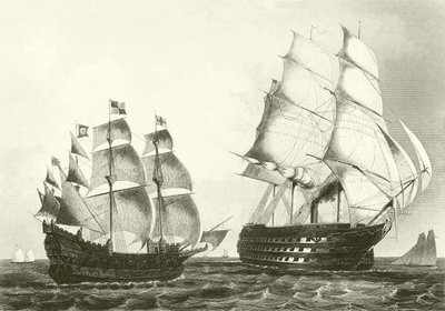 De Grote Harry Man-of-War door G.W. Terry