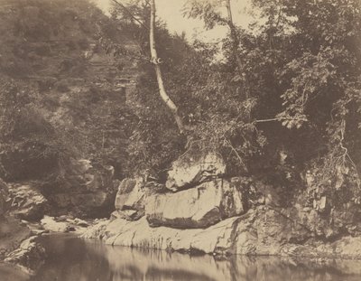 Rivierscène, c. 1855 door G. B. Gething
