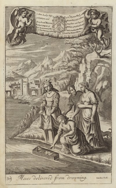 Mozes gered van verdrinking door G Freman