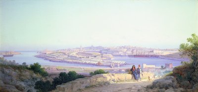 Het Infanteriekamp in Lazaretto, Malta door G. Gianni