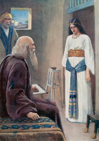 "Zie, gij hebt voor ons gezorgd met al deze zorg," 2 Koningen IV 13 door G. Grenville Manton