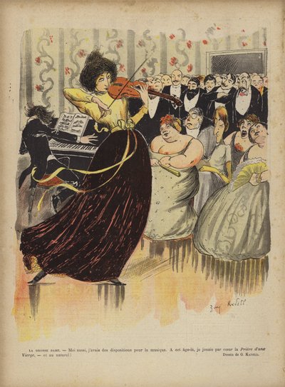 Illustratie voor Le Rire door G. Kadell
