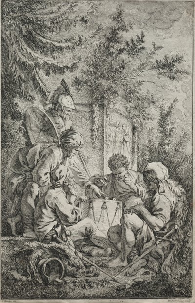 De Eerste Wacht door Gabriel Huquier