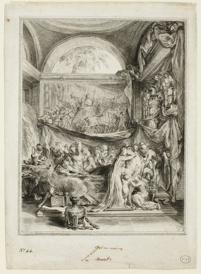 De dood van Germanicus, uit het Spectacle de l